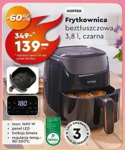 Biedronka Frytkownica beztłuszczowa 3,8 l, czarna oferta