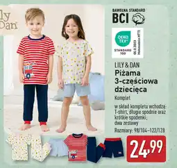 ALDI LILY & DAN Piżama 3-częściowa dziecięca oferta