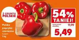 Kaufland Polska papryka czerwona oferta