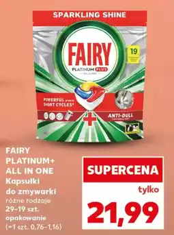 Kaufland FAIRY PLATINUM+ ALL IN ONE Kapsułki do zmywarki oferta