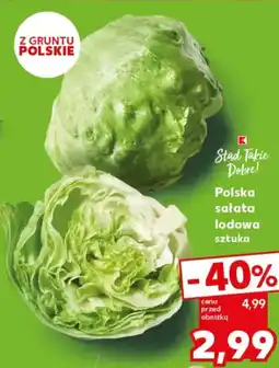Kaufland Polska sałata lodowa oferta
