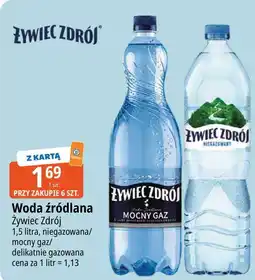 E.Leclerc Woda delikatnie musująca Żywiec Zdrój oferta