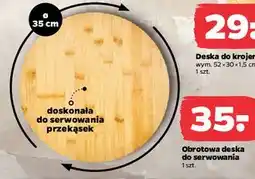 Netto Deska bambusowa obrotowa 35 cm oferta