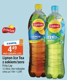 E.Leclerc Herbata mrożona zero Lipton Green Ice Tea oferta