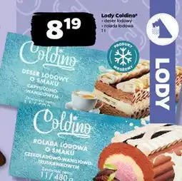 Netto Rolada lodow o smaku waniliowym i cappuccino Coldino oferta