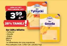Netto Ser edam plastry Miletto oferta