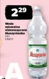 Netto Woda niskonasycona Muszynianka oferta