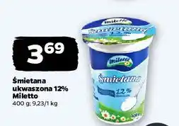 Netto Śmietana 12% Miletto oferta