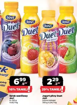 Netto Jogurt banan-truskawka Jovi Duet oferta