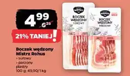 Netto Boczek wędzony surowy Mistrz Rohus oferta