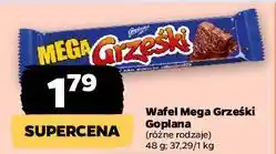 Netto Wafelek kakaowy w czekoladzie deserowej Grześki Mega oferta