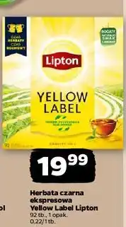 Netto Herbata Lipton Yellow Label Tea oferta