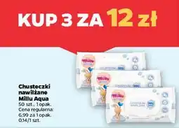 Netto Chusteczki nawilżane aqua Millu oferta