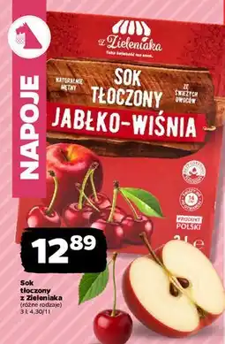 Netto Sok jabłko-wiśnia Z Zieleniaka Netto oferta