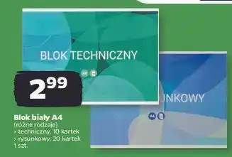 Netto Blok techniczny a4/10 k Interdruk oferta