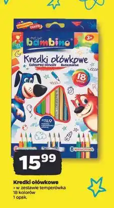 Netto Kredki 18 kolorów Moje Bambino oferta