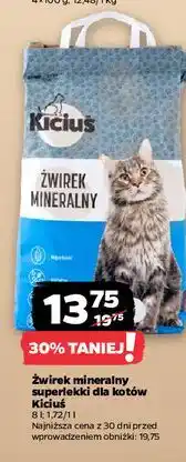 Netto Żwirek dla kota naturalny Kiciuś oferta