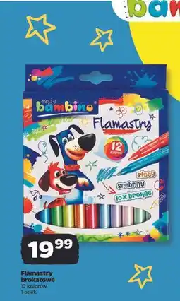 Netto Flamastry 12 kolorów Moje Bambino oferta