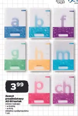 Netto Zeszyt a5/60k. fizyka Beniamin oferta