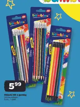 Netto Ołówek hb z gumką pastel Moje Bambino oferta