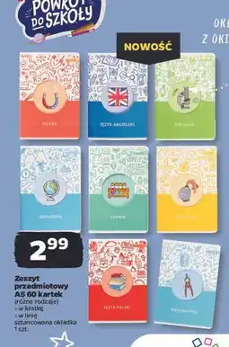 Netto Zeszyt a5/ 60 kartek linia Beniamin oferta