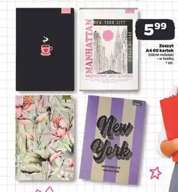 Netto Zeszyt a4 60 kartek kratka Beniamin oferta