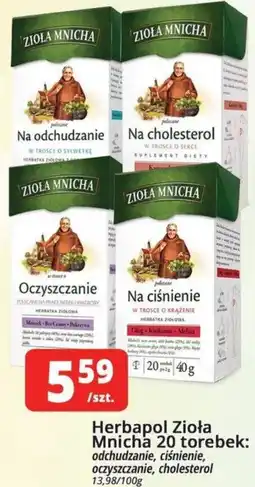 Szyneczka Herbaty ziołowe Zioła Mnicha oferta