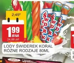 Bingo Lody Swiderek Koral oferta