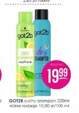 Jaśmin Got2b suchy szampon oferta