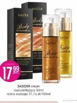 Jaśmin SADOER olejek rozświetlający oferta