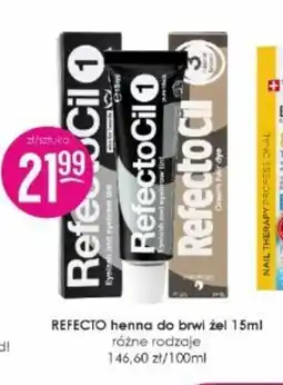 Jaśmin Refecto henna do brwi żel oferta