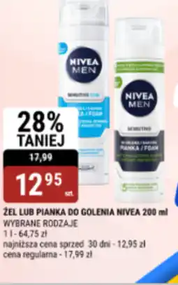 bi1 Pianka do golenia Nivea oferta