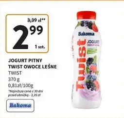 Intermarche Jogurt pitny Bakoma oferta