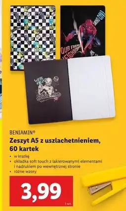 Lidl Zeszyt Beniamin oferta