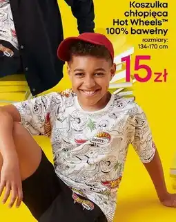Pepco Koszulka chłopięca Hot Wheels oferta