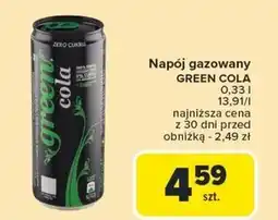 Carrefour Napój gazowany Green cola oferta