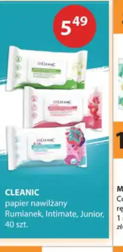 Drogerie Laboo Cleanic papier nawilżany oferta