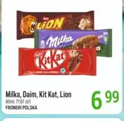 Livio Lody Milka, Daim, Kit Kat, Lion oferta