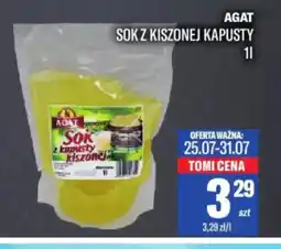 TomiMarkt Sok z kiszonej kapusty Agat oferta