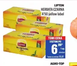 TomiMarkt Herbata czarna Lipton Yellow Label oferta