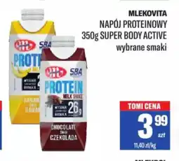 TomiMarkt Napój proteinowy Mlekovita Super Body Active oferta