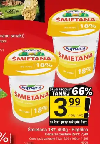 Hitpol Smietana 18% Piątnica oferta