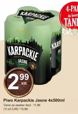 Hitpol Piwo Karpackie Jasne oferta
