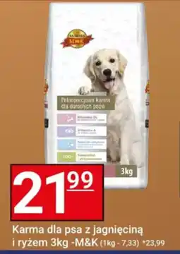 Hitpol Karma dla psa z jagnięciną i ryżem M&K oferta