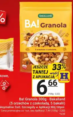 Hitpol Ba! Granola Bakalland oferta