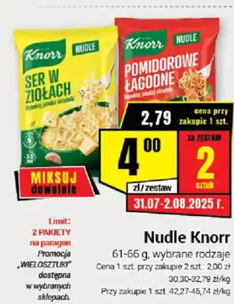 Premium Nasz Sklep Nudle Knorr oferta
