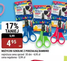 bi1 Nożyczki szkolne z podziałką Bambino oferta