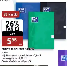bi1 Zeszyt A5 32K Esse Oxford oferta