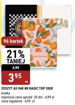 bi1 Zeszyt A5 96K KR Basic Top 2000 oferta
