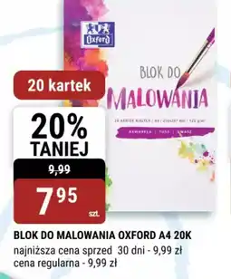 bi1 Blok do malowania Oxford A4 20K oferta